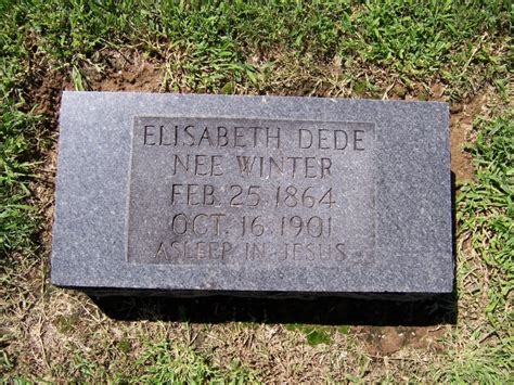 elisabeth dede|Elizabeth Dede .